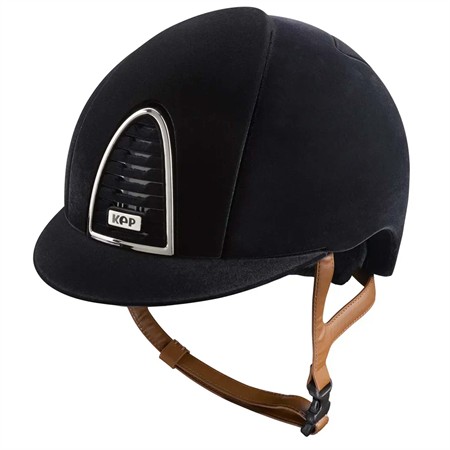 Cromo 2.0 Velvet, frame mirror hjälm beige chinstr
